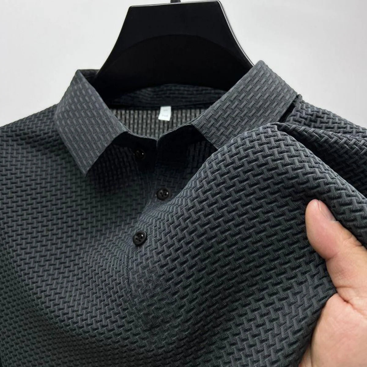 Sommer Neues Herren-Kurzarm-T-Shirt Cooles und atmungsaktives Poloshirt Business Casual Schweißabsorbierende Tops L-4XL