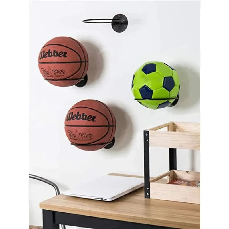 2025 neue 1-5 stücke Eisen Basketball Fußball Volleyball Lagerung Rack Haushalt Wand Montiert Ball Rack Wand Lagerung Rack
