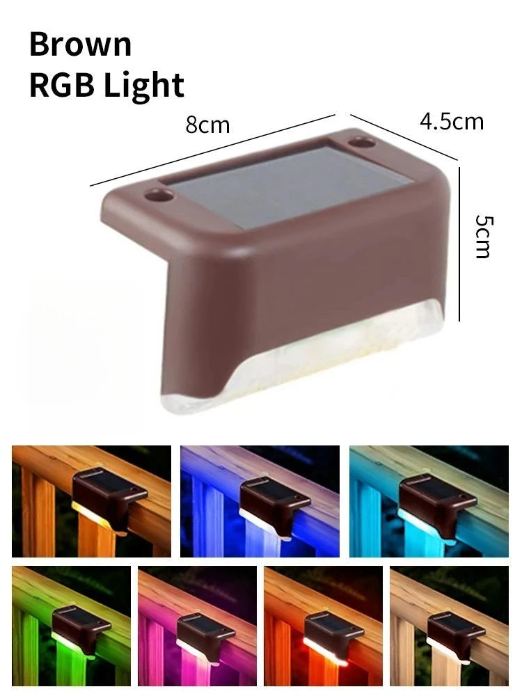 LED Solar Treppen Licht Im Freien Wasserdichte Wand Lichter LED Solar Lichter Haushalt Balkon Garten Dekoration Landschaftsbau Licht