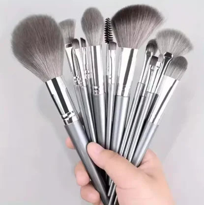 14-teiliges Make-up-Pinsel-Set, weich, flauschig, professionelle Kosmetikpinsel zum Mischen von Foundation, Puder, Lidschatten, komplette Schönheit