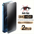 2PCS Full Cover Anti Spy Screen Protector Für iPhone 11 12 13 14 15 16 17 PRO MAX 6 7 8 Plus XS XR Gehärtetem Glas Privatsphäre