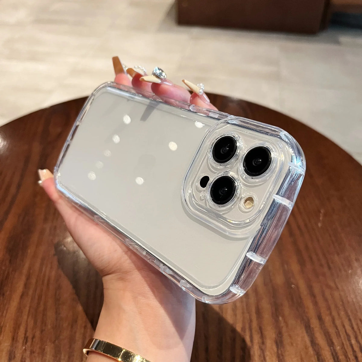 Silikon-Handyhülle für iPhone 17 13 Pro Max 11 16 15 14 12 17 Air 7 8 Plus XR X Xs 17Promax stoßfeste transparente Funda-Abdeckung
