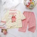 Baby Pyjamas Sets Baumwolle Kind Pyjamas Kleinkind Langarm Baby Nachtwäsche Pyjamas Kinder Cartoon Homewear Kleidung Baby Mädchen