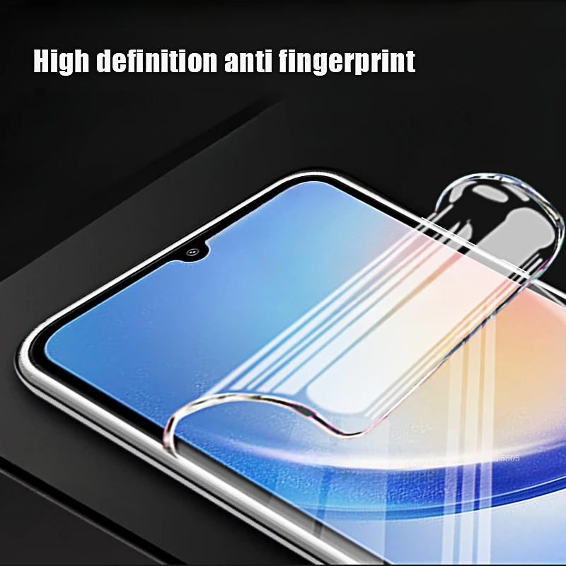 4-1 Stück für Samsung Galaxy A 34 54 24 14 71 51 04 04e 52s 21s 04s 03s 02s 4G 5G Displayschutzfolie HD Hydrogel Film für SamsungA34