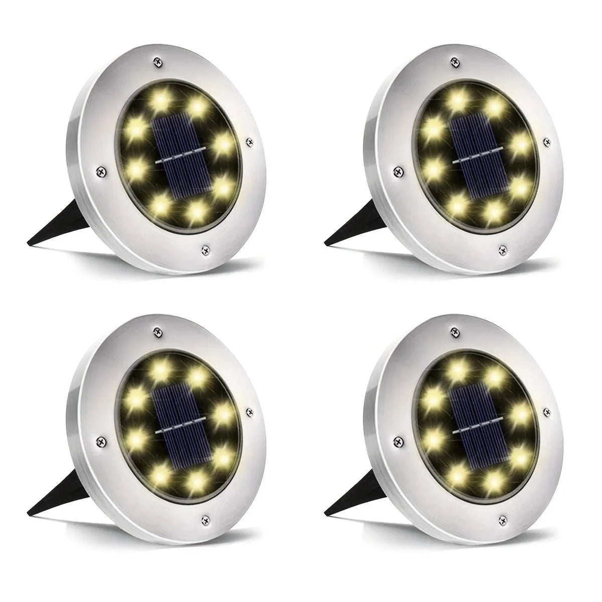 IP68 LED Outdoor Solar Power Boden Licht Solar Pfad Deck Lichter U-licht Hof Einfahrt Rasen Garten Dekor Beleuchtung
