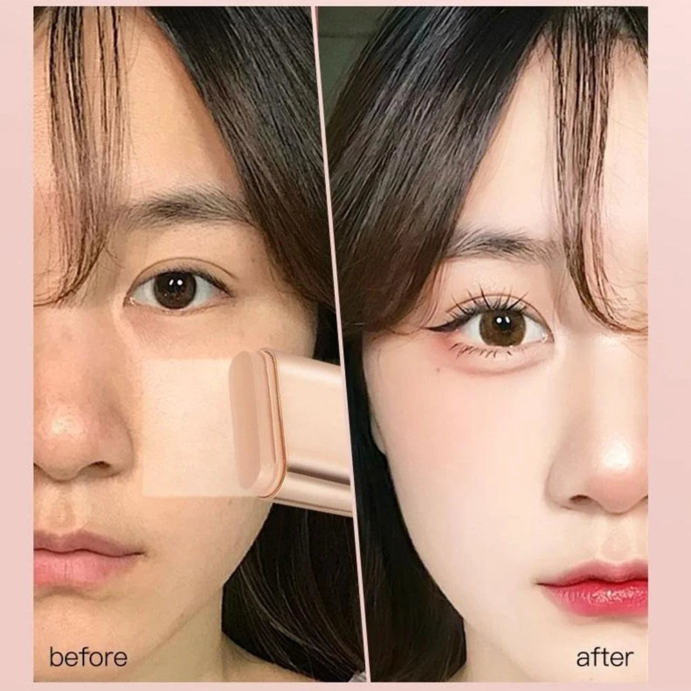 2-in-1 Foundation-Stift mit integriertem Pinsel |   Leichtgewichtig, 24 Stunden lang haltbar, natürlicher Glanz & sofort makelloses Finish