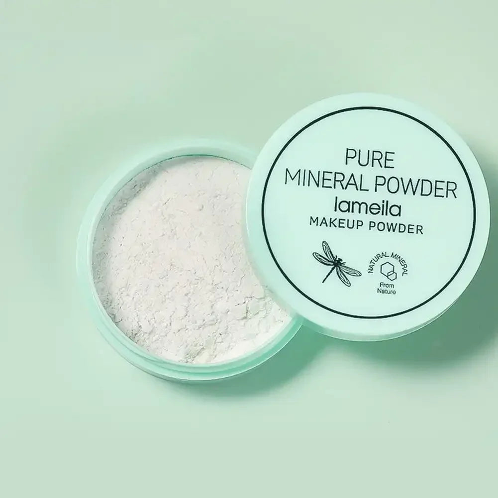 Gesichtspuder, Ölkontrolle von Poren und feinen Linien, loses Backen, Gesichtsfixierpuder, Make-up, Soft Focus Effect, Make-up-Fixierpuder