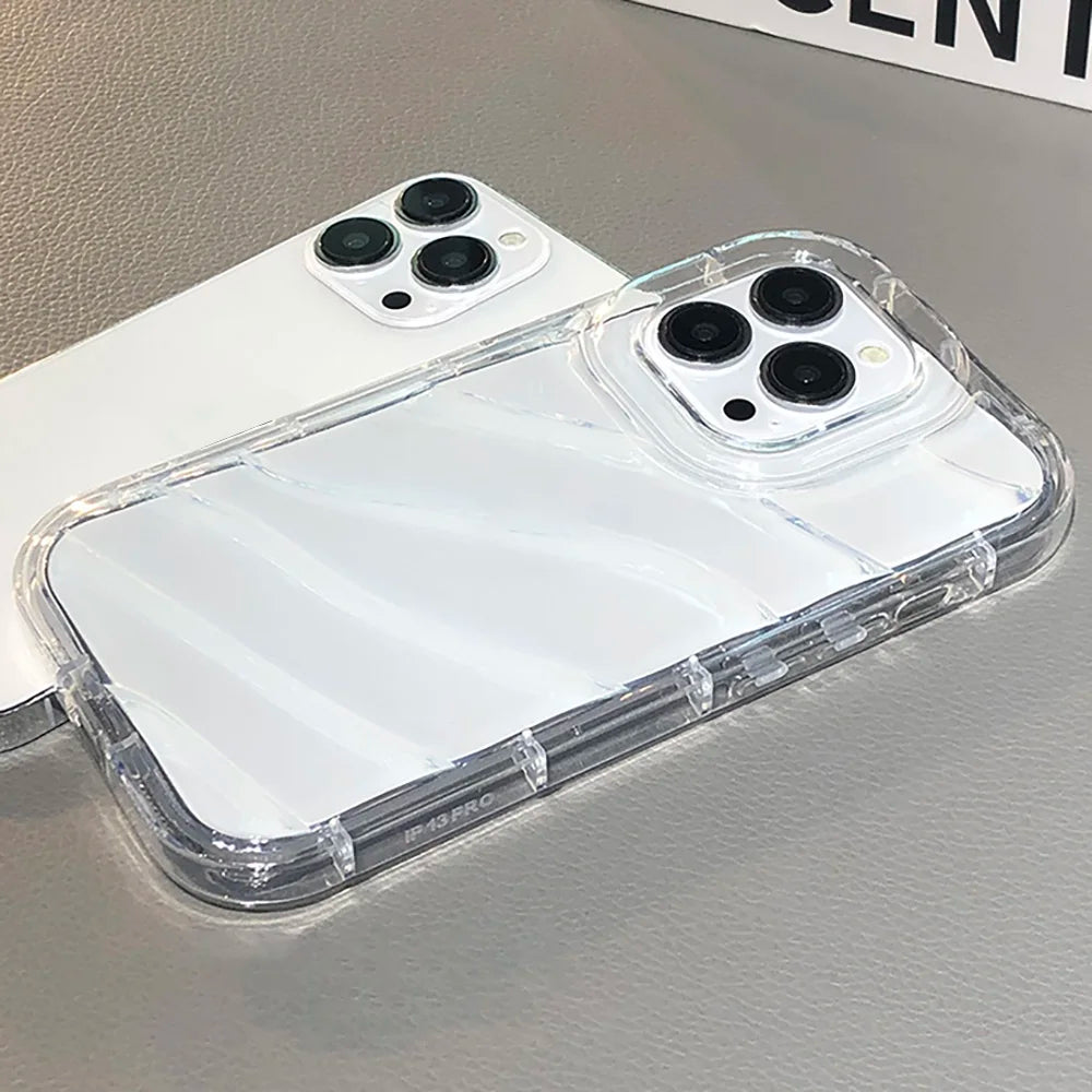 Transparente Handyhülle für iPhone 17 Pro Max 16 13 11 15 14 12 Air 7 8 Plus X Xs XR 17Promax Silikon Stoßfeste Schutzhülle