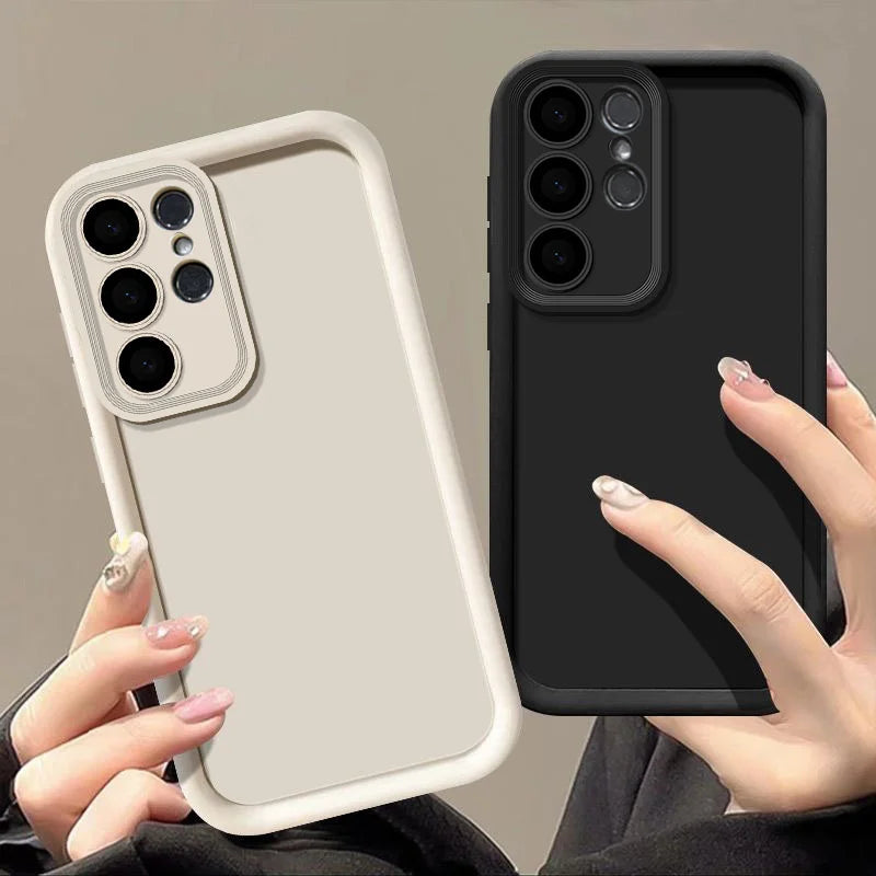 Stoßfeste Handyhülle für Samsung Galaxy S26 S25 S24 S23 S22 S21 Ultra Plus Silikonhüllen für Samsung S24 S23 S21 S20 FE Cover