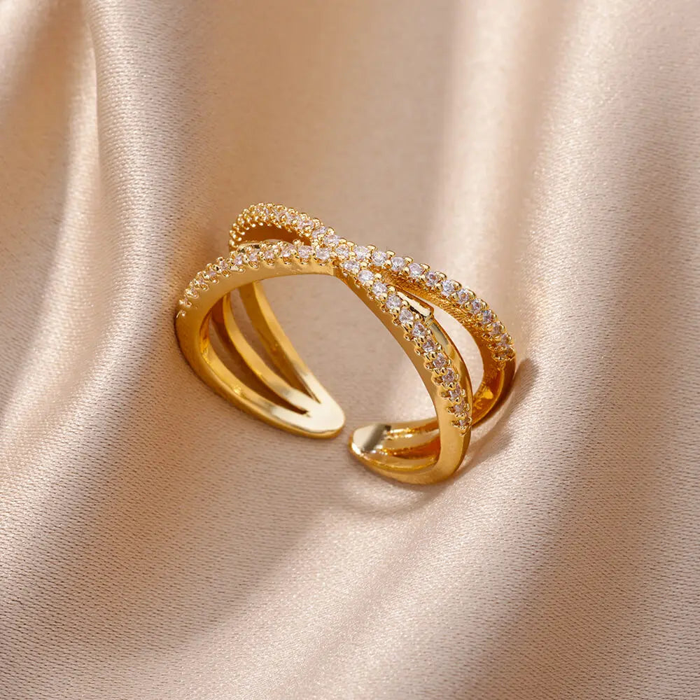 Glück 11:11 Engel Zahl Ringe für Frauen Edelstahl Finger Ring Vintage Hochzeit Ästhetischen Schmuck Geschenk anillos mujer