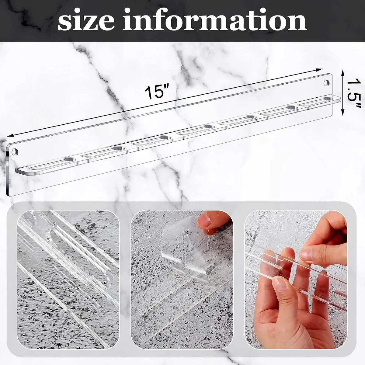 Moderne Wand montiert Brillen Halter Acryl Sonnenbrille Display Aufhänger Rack Brillen Display Rack Gläser Küche Organizer