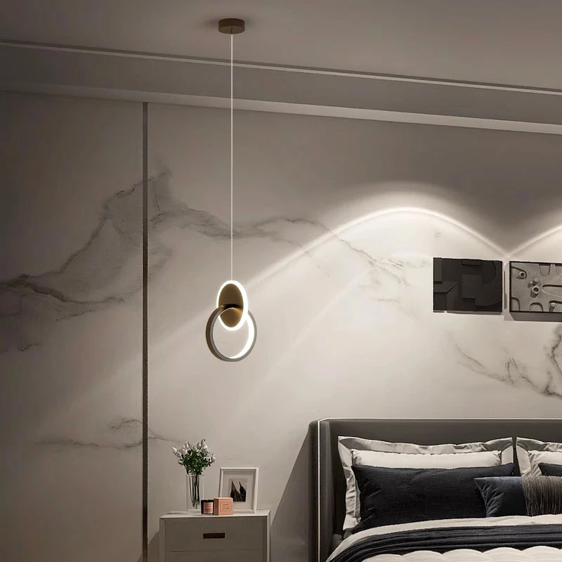 1 Stück Moderne LED-Leuchte für Zuhause, Schlafzimmerlampe, Nachttischlampe, Pendelleuchte, LED-Kronleuchter, Hängeleuchte, Innenbeleuchtung