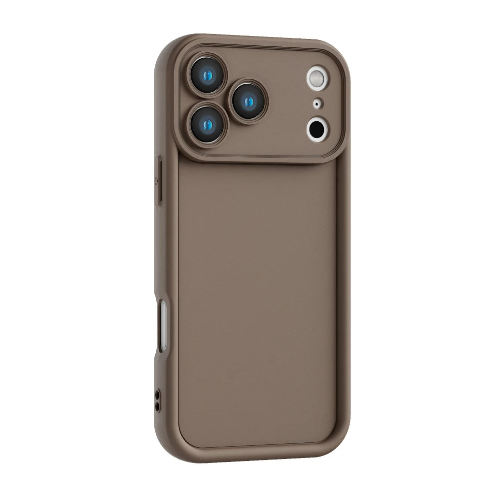 Weiche Matte TPU-Hülle für iPhone 17 Air 12 13 14 15 16 Plus 17 Pro Max Stoßfeste Schale Bumper Candy Color Silikon-Handyhülle