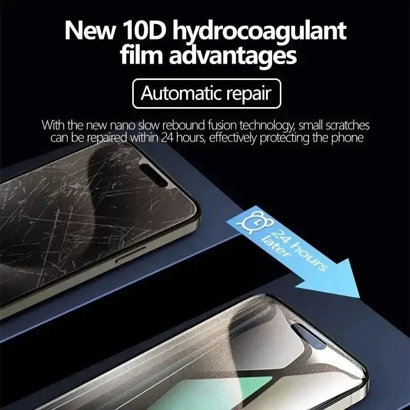 5 Stück Hydrogelfolie für iPhone 16 14 13 12 11 15 Pro Max Mini 7 8 14 15 16 Plus Displayschutzfolie für iPhone X 17 XS Max, kein Glas