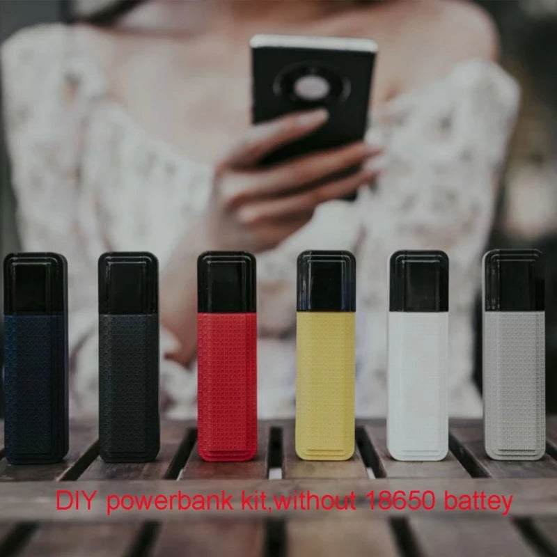 Einfach zu bedienendes DIY-Netzteilgehäuse 18650-Batteriehalter-Ladegehäuse für 18650-Batterieladungen, Telefone und Tablets