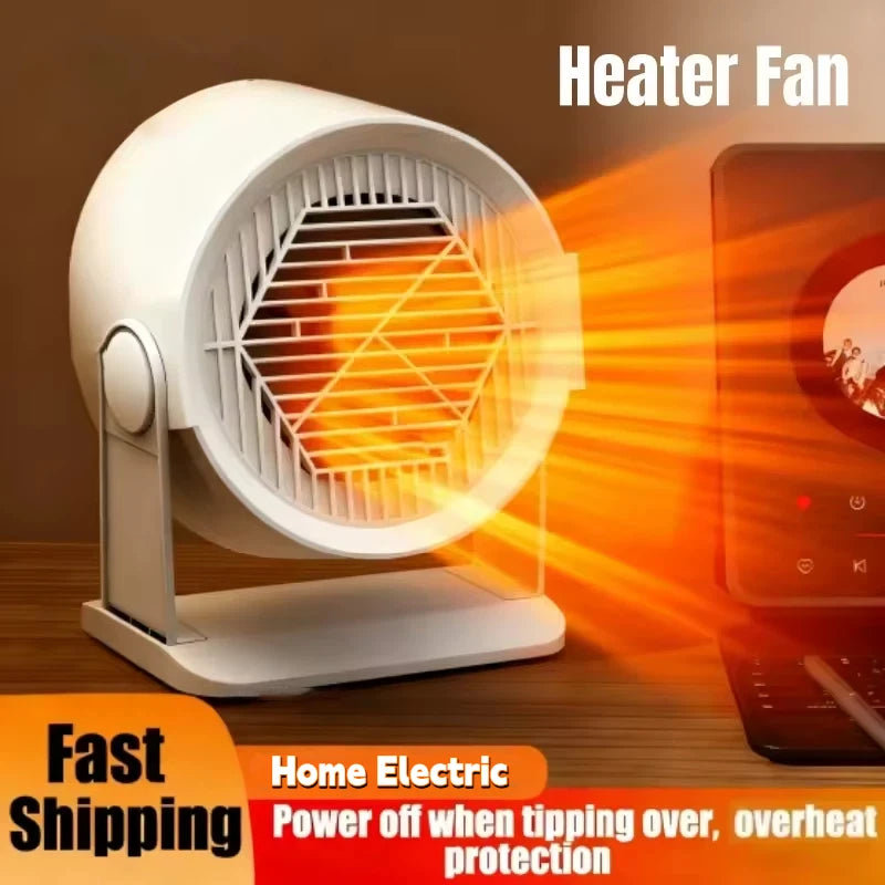 Mini-Elektroheizung, schnelles Aufheizen, Überhitzungsschutz, elektrische Heizung für Zuhause, Desktop, kleiner Warmlufterhitzer für den Innenbereich, Büro