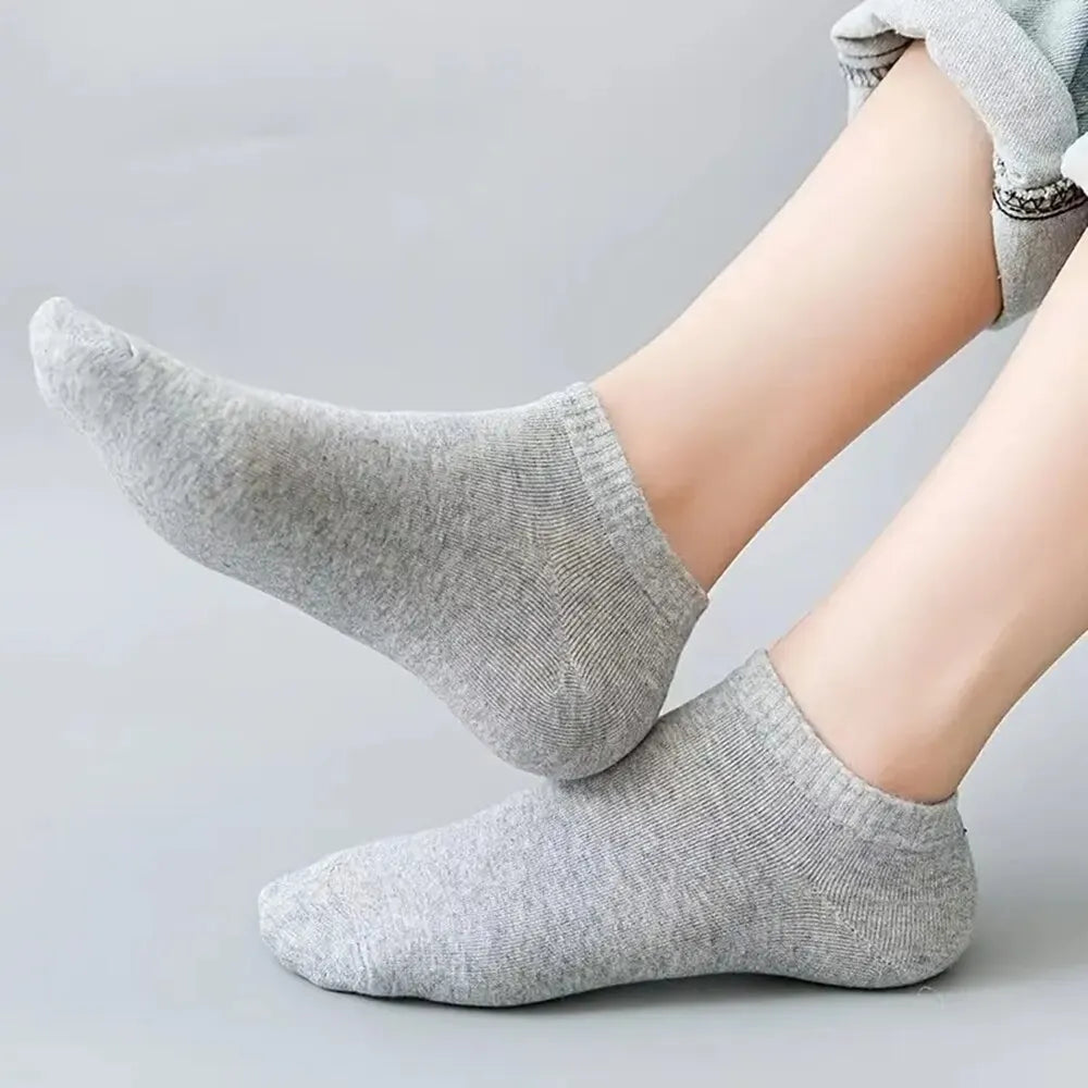10 Paar Herren-Bootssocken, atmungsaktiv, schweißabsorbierend, einfarbig, reife, atmosphärisch, hochwertige Herren-Sport-Business-Socken