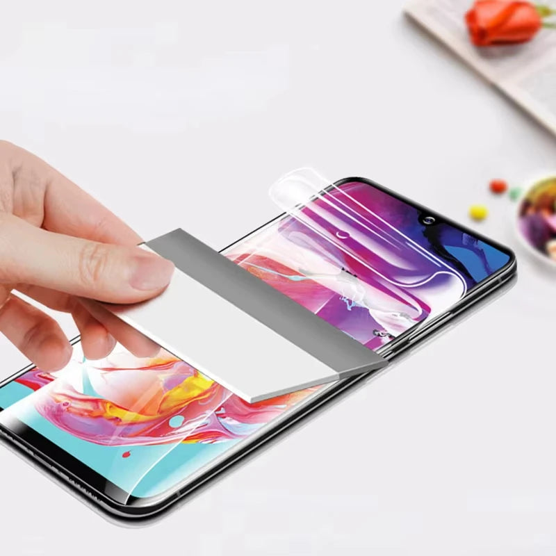 1-4 Stück Vollflächige Hydrogel-Folie für Samsung Galaxy A56 5G A72 A36 5G A51 A54 A17 A07 A15 A32 A26 A25 A13 A22 Displayschutzfolie