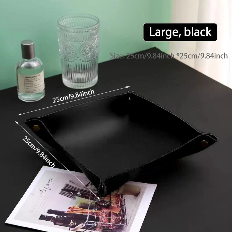Wohnzimmer Eingang Schlüssel Aufbewahrungsbox Leder Desktop Kosmetik Aufbewahrungsbox Diverse europäische Tablett Aufbewahrungsbox