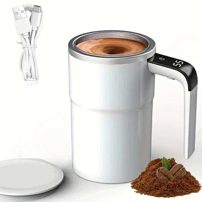 Automatischer Mischbecher Wiederaufladbarer Tragbarer Kaffee-Elektromixer aus Edelstahl