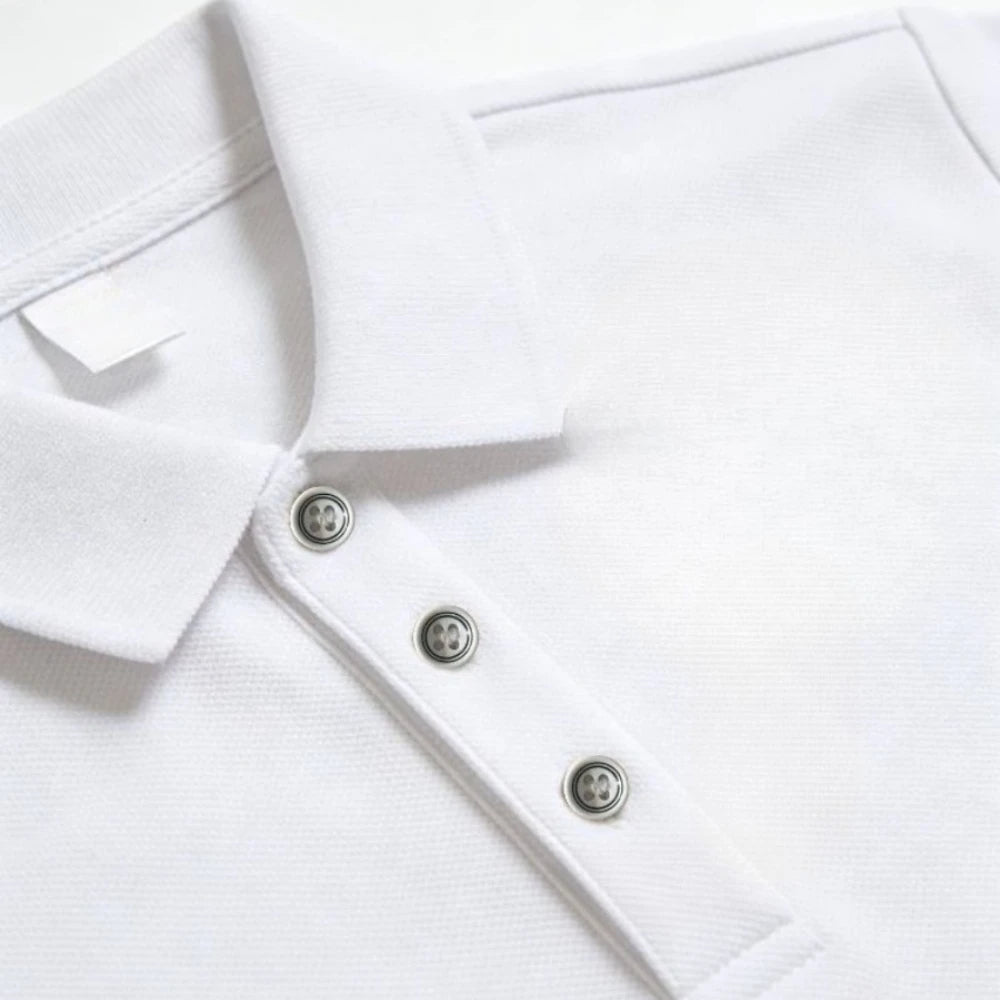 Poloshirts im Casual-Stil, Sommermode für Damen und Herren, Atmungsaktive Golf-Shirts, Unisex Streetwear, Trendige Oversized Weiße Oberteile