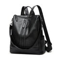 Schlichter, Stilvoller, Vielseitiger, Hochwertiger und Eleganter Großraum-Rucksack, der als Einzel- oder Doppelschultertasche getragen werden kann
