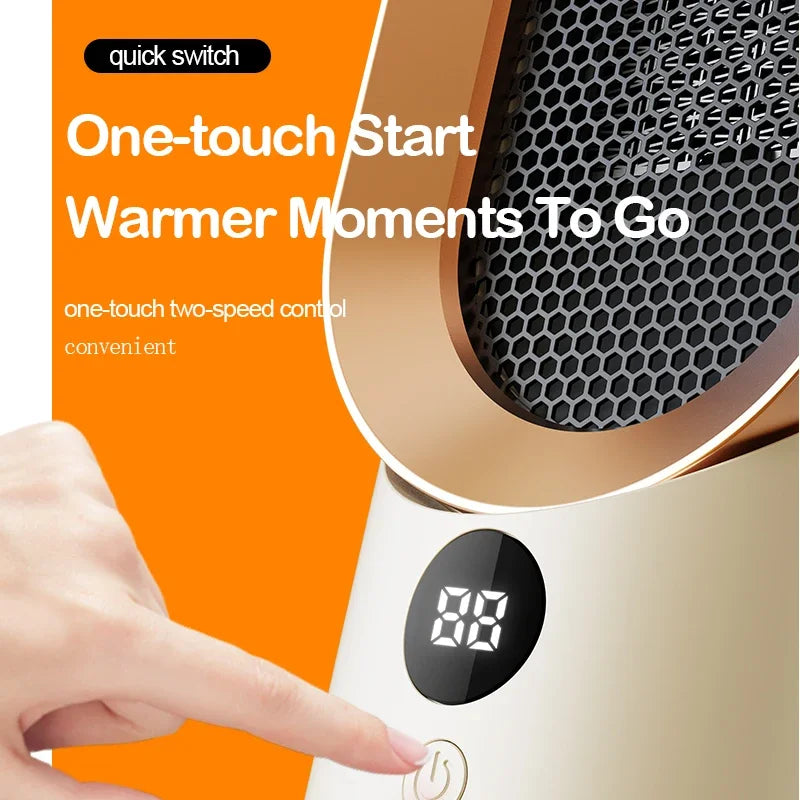 Tragbare Heizung Elektrische Heizlüfter Mini Heizkörper Desktop Wärmer Maschine Für Winter PTC Keramik Heizung Für Home Schlafzimmer Büro