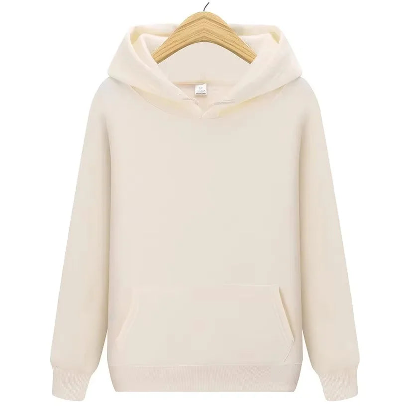2025 Neuer Herbst-Hoodie Modischer Farbiger Kapuzenpullover Lockerer Sport-Sweater Großer Komfortabler Lässiger Paar-Pullover Bequemer Sweater