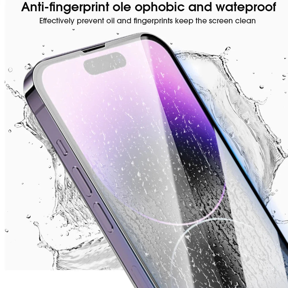 1-4PCS Vollbildschutz Gehärtetes Glas Für iPhone 16/16Plus/16Pro Max Zubehör Klare Anti-Scratch-Glas Filme