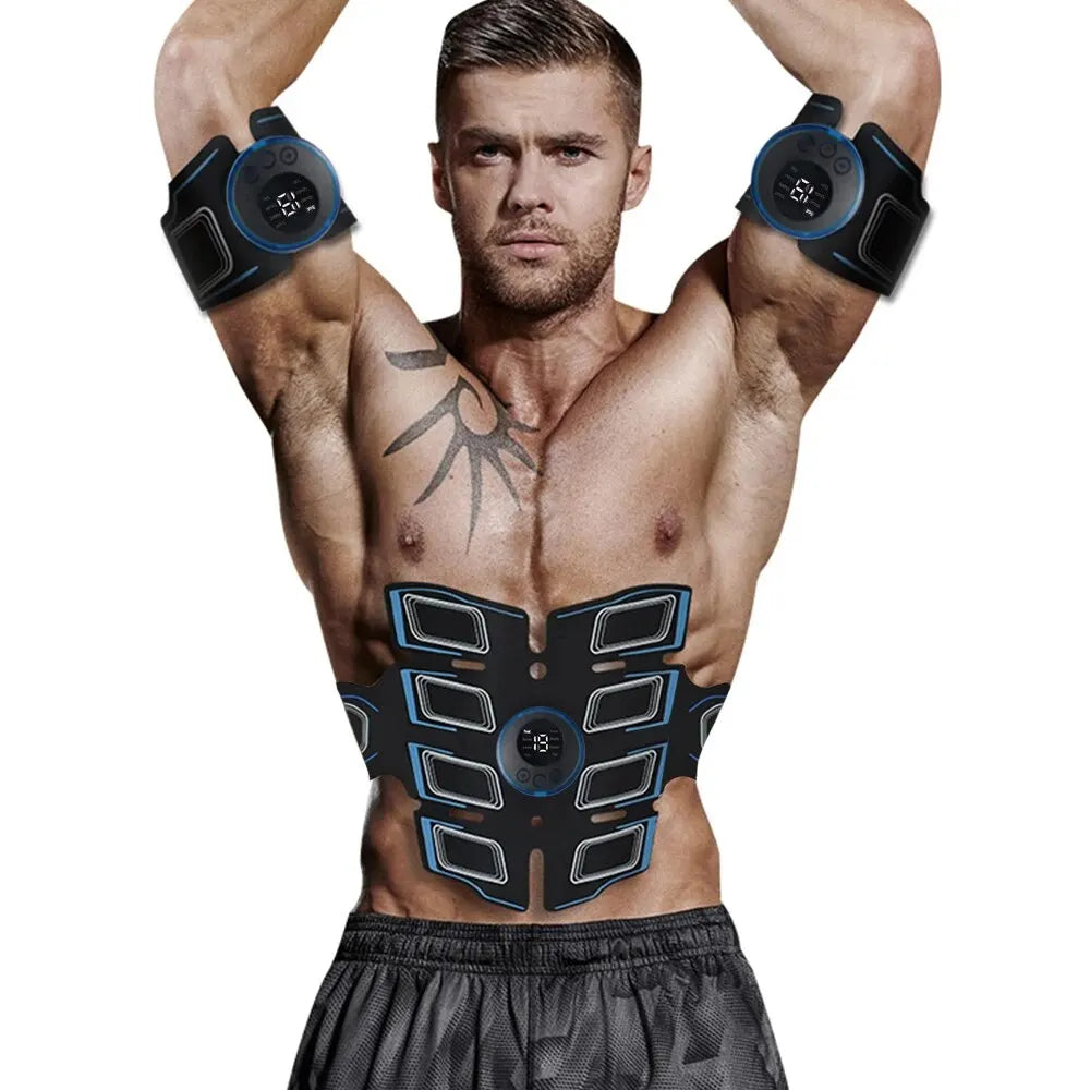 USB wiederauf ladbare Bauch muskel trainer tragbare Bauch muskel massage gerät elektronische Trainings gürtel Übung Fitness geräte