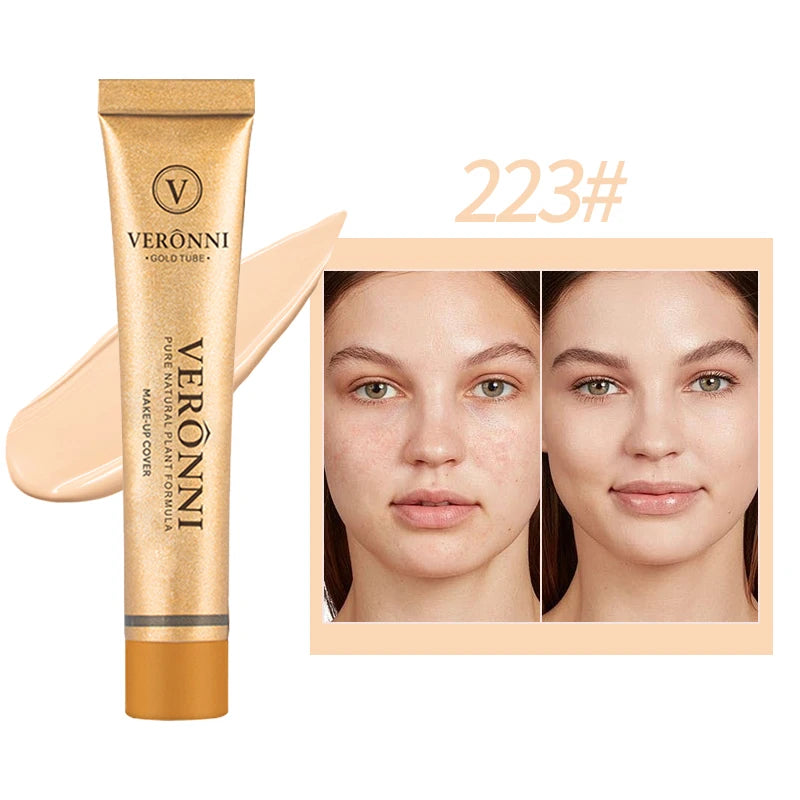 14-farbige Concealer-Creme mit vollständiger Abdeckung, Make-up-Concealer-Foundation, matte, langanhaltende Ölkontrollkosmetik für Akne und Augenringe