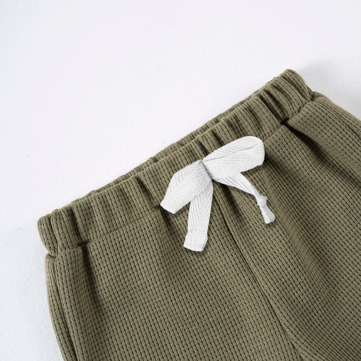 Kinder Anzug Sommer Jungen Mädchen feste Farbe Anzug 0-6y niedlichen Bären Kurzarm + atmungsaktive Shorts 2 stücke bequem und haut freundlich
