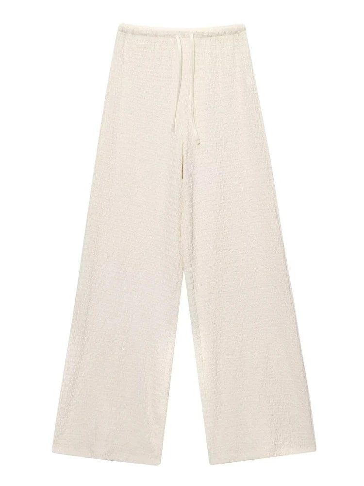 HXAO Frau Hosen Sets Weste Lange Hosen frauen Zwei Stücke Set Anzug Sommer Weibliche Elegante Mode Urlaub Outfits Frau ﻿