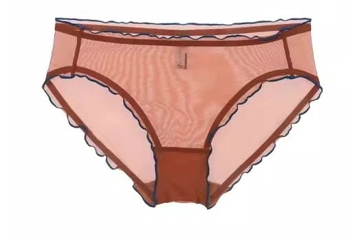 Anspruchsvoller französischer Minimiser-BH mit Bügelunterstützung, dreieckige Körbchen, nicht gepolstertes Netz-Dessous-Set für große Brüste, MOYISU-Höschen-Set