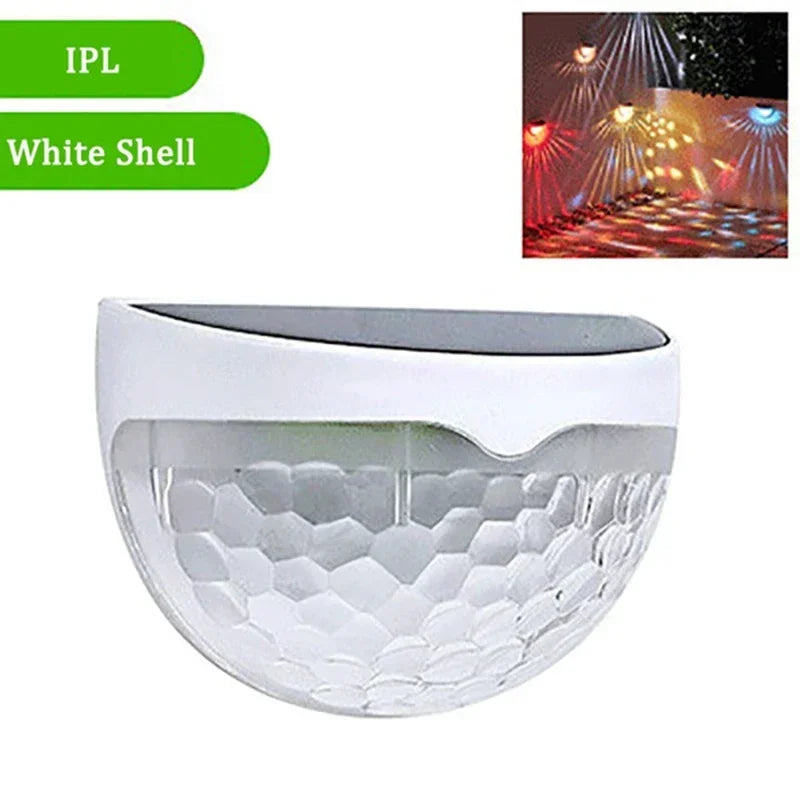 2/4/6/10/12/18/20Pcs Solar Zaun Licht Im Freien Wasserdichte Wand Lampen Girlande Dekoration LED Licht für Garten Schritt Terrasse Treppen