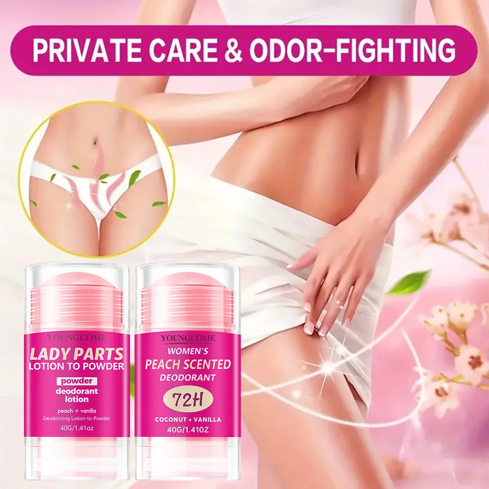 Körpergeruchsentferner Antitranspirant Stick Pfirsich Deodorant Achselentfernung für Frauen Mann Honig Pfirsich Stick Deodorant Stick 40g