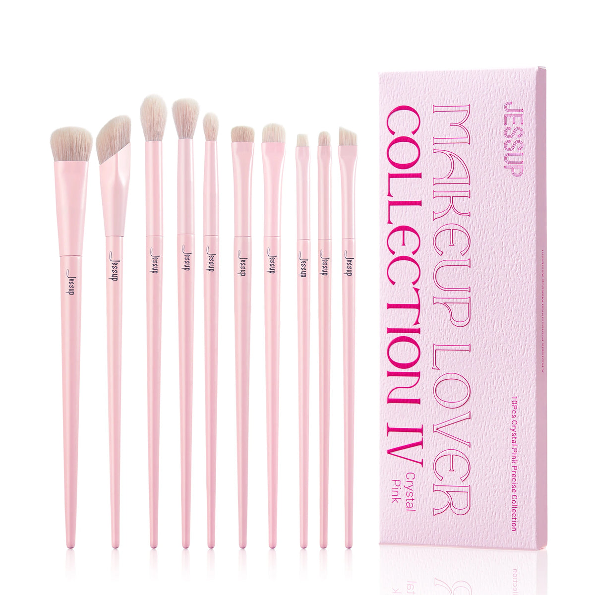 Jessup Lidschatten pinsel Set rosa Augen Make-up Pinsel Concealer Pinsel Premium vegane Lidschatten Liner Misch pinsel für Make-up, t496