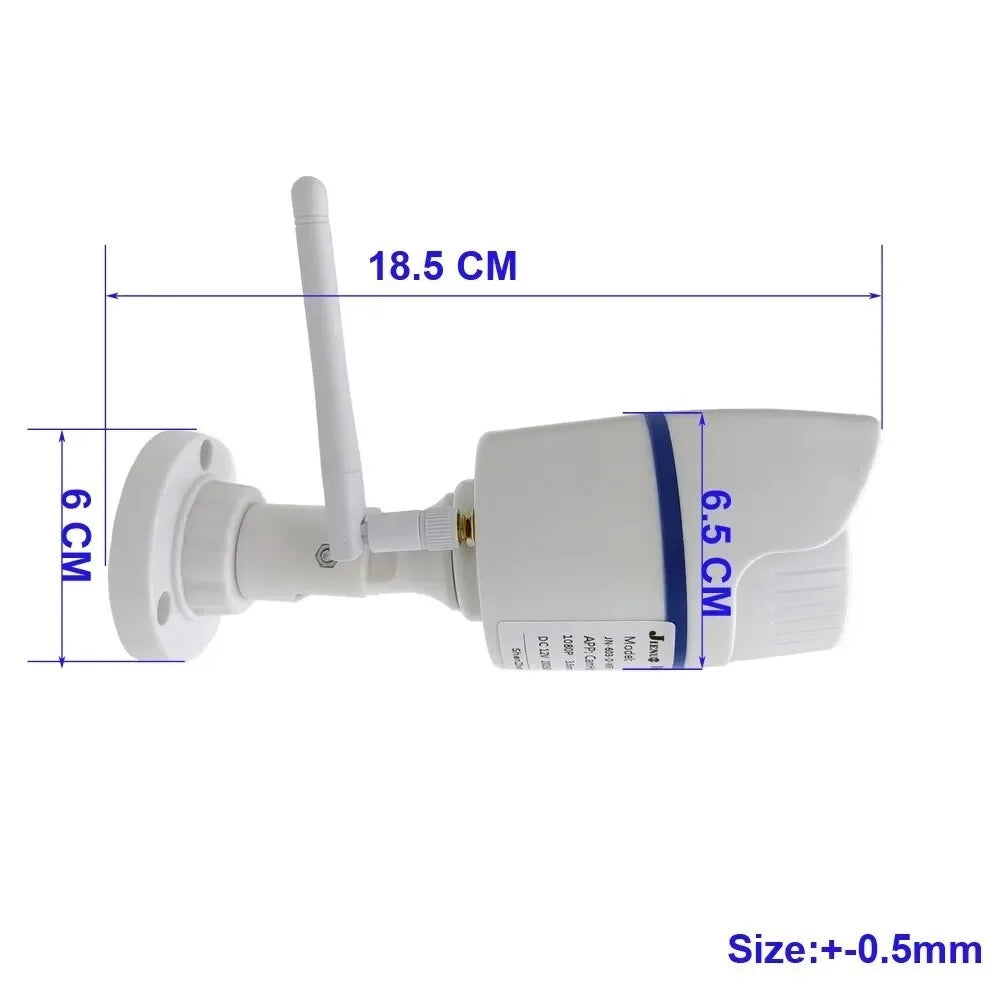 5MP 1080P IP-Kamera WLAN Außenkamera Drahtlose Überwachungskamera mit Audio für Zuhause IPCam Onvif P2P SD-Kartensteckplatz