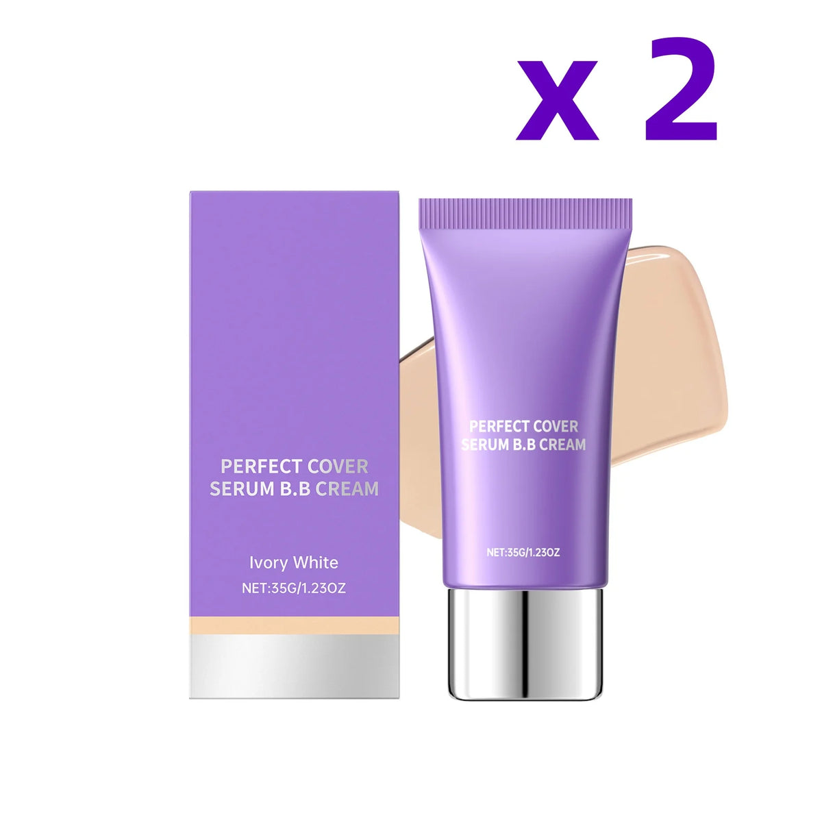 BB-Creme Langanhaltend Feuchtigkeitsspendend Ölkontrolle Pflegt Trockene Haut Volle Abdeckung Farbwechsel Wasserfest Flüssiges Make-up Foundation Serie