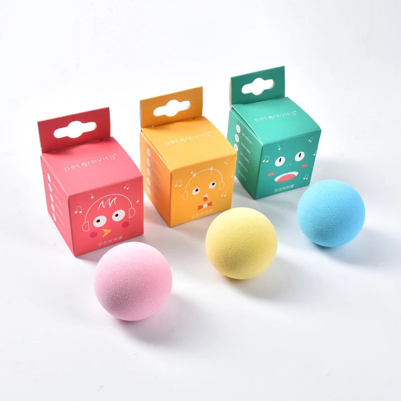 Smart Katze Spielzeug Interaktive Ball Plüsch Elektrische Katzenminze Training Spielzeug Kätzchen Touch Sounding Haustier Produkt Quietschen Spielzeug Ball Katze Supplie