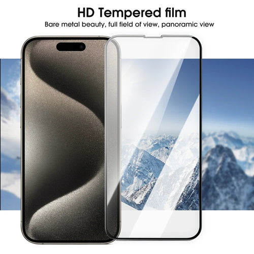 1-4PCS Vollbildschutz Gehärtetes Glas Für iPhone 16/16Plus/16Pro Max Zubehör Klare Anti-Scratch-Glas Filme