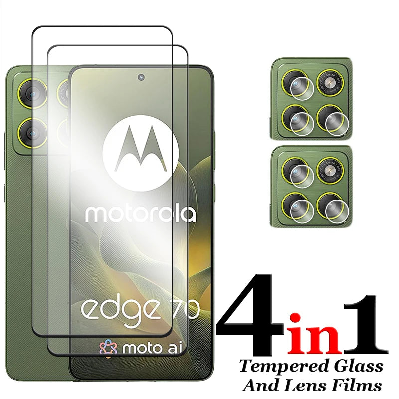 6in1 Für Motorola Rand 70 Glas Für Moto Rand 70 Gehärtetem Glas 2,5 D Volle Abdeckung Kleber Screen Protector Für motorola Rand 70 Film