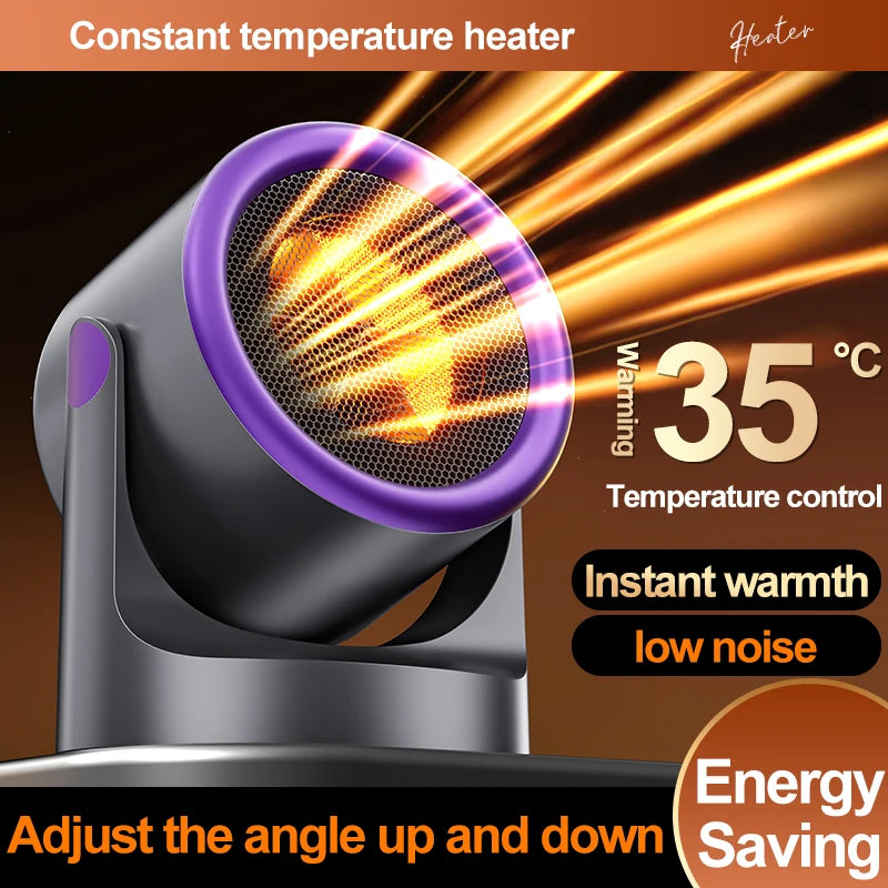 Desktop Heizung Schlafsaal Mini Schnelle Heizung Stille Energie Effiziente Haushalt Heißluft Gebläse Geräte Zimmer Wärmer Für Büro ﻿
