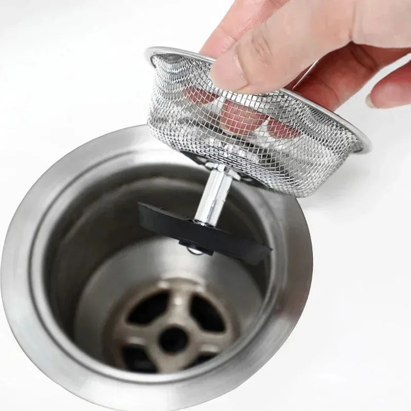 Küche Waschbecken Edelstahl Filter Kanalisation Mesh Siebe Badezimmer Waschbecken Bodenablauf Haar Abfall Filter Ablauf Korb Loch Filter