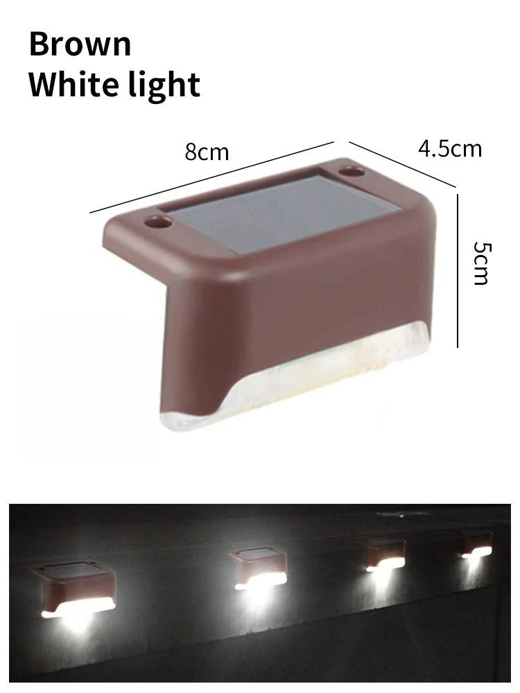 LED Solar Treppen Licht Im Freien Wasserdichte Wand Lichter LED Solar Lichter Haushalt Balkon Garten Dekoration Landschaftsbau Licht