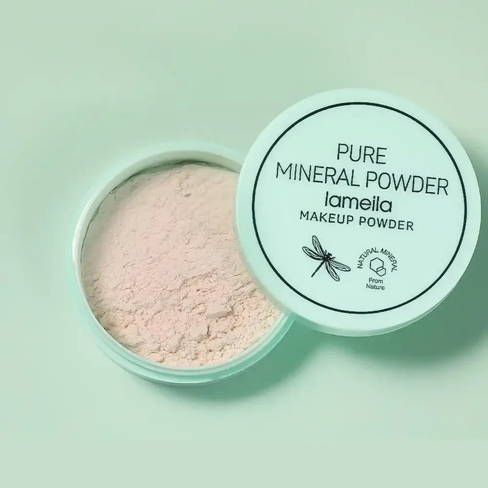 Gesichtspuder, Ölkontrolle von Poren und feinen Linien, loses Backen, Gesichtsfixierpuder, Make-up, Soft Focus Effect, Make-up-Fixierpuder