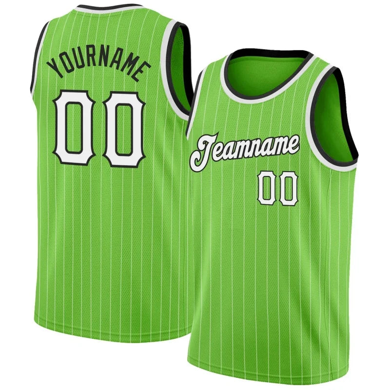 Benutzerdefinierte Name Team Nummer Basketball Jersey Shirts Streifen Muster Sportswear Vintage 3DPrint Sommer Tank Top Weste Drop Shipping