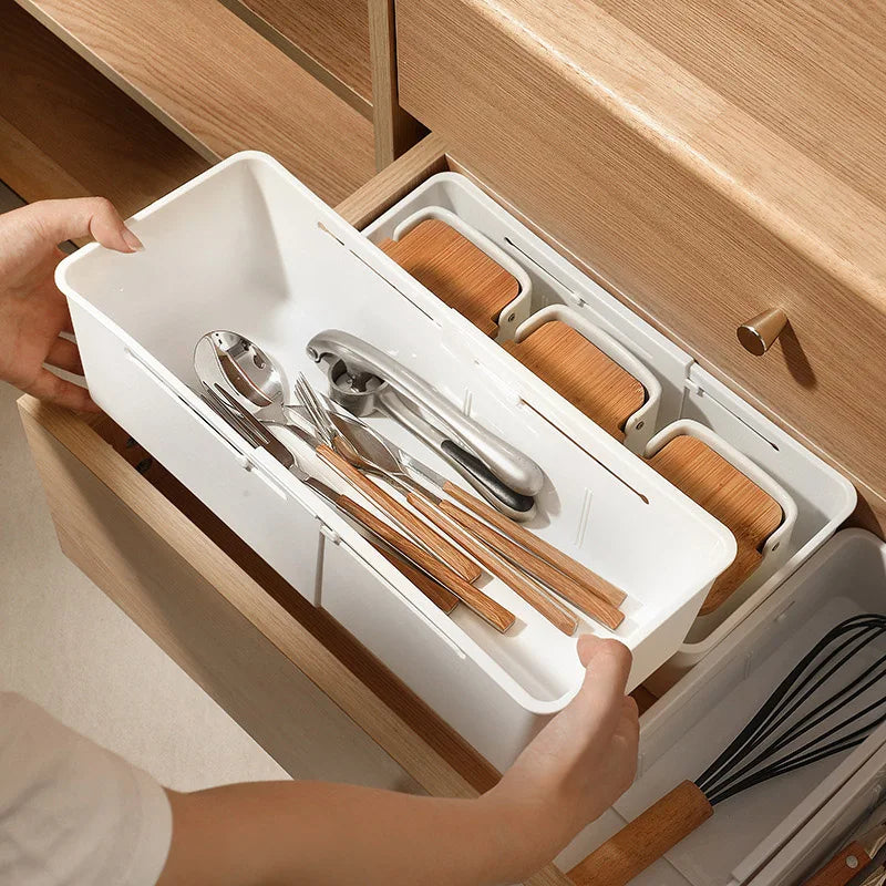 Schublade Organizer Box Hause Versenkbare Sortierung Küche Unterwäsche Geschirr Teiler Box Schreibwaren Lagerung Klassifizierung Socke Box