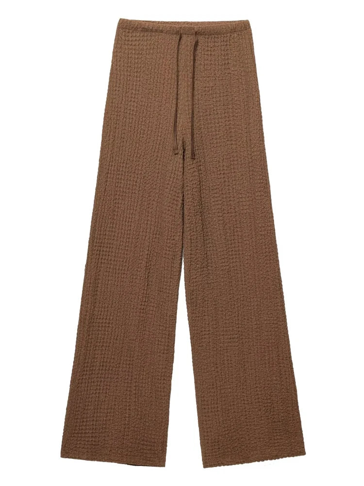 HXAO Frau Hosen Sets Weste Lange Hosen frauen Zwei Stücke Set Anzug Sommer Weibliche Elegante Mode Urlaub Outfits Frau ﻿