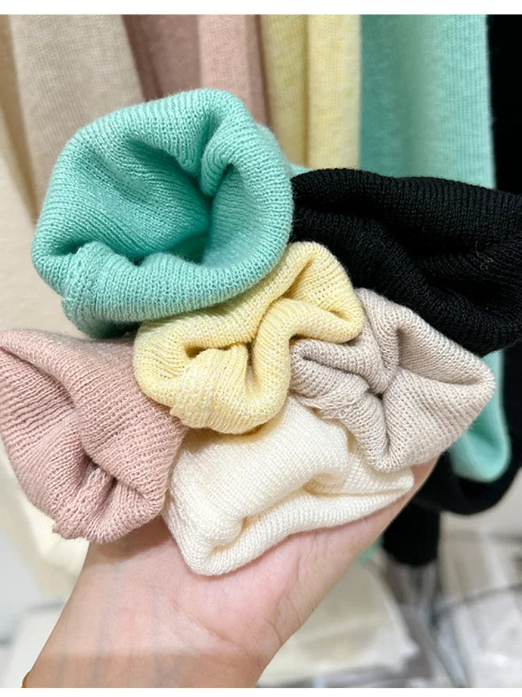 Frühling Grundlegende Oansatz Dünnes T-Shirt Frauen Solide Multi Farbe Alle-Spiel Trend Casual Top Schraube Stricken Langarm Elastische büro Dame